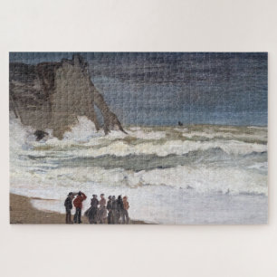 Claude Monet - Stürmische See bei Etretat