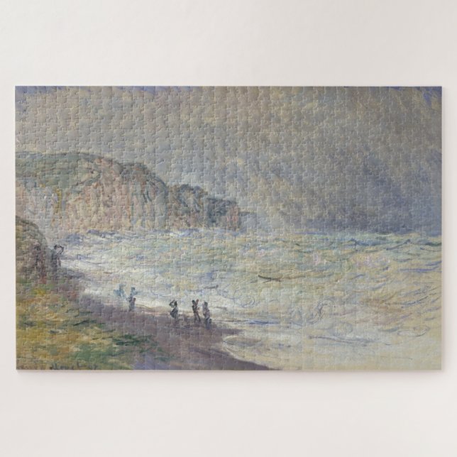 Claude Monet Stürmische See bei Pourville (Horizontal)
