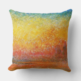 Claude Monet Sunset in Venedig Impressionist Art Kissen