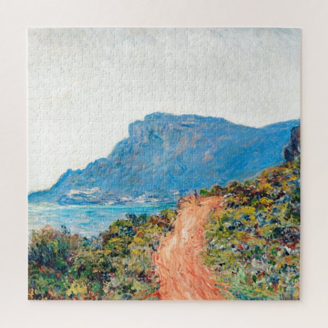 Claude Monet The Corniche bei Monaco (Vertikal)