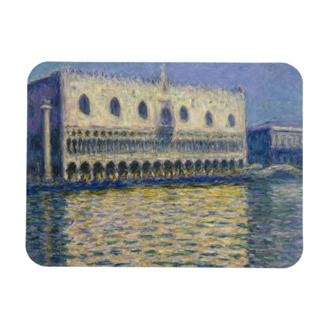 Claude Monet - The Doges Palace Magnet (Horizontal)