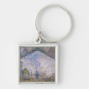 Claude Monet  The Gare St. Lazare, 1877 Schlüsselanhänger