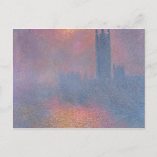 Claude Monet | The Houses of Parliament, London Postkarte (Vorderseite)