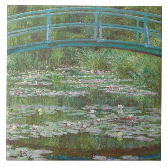 Claude Monet | The Japanese Footbridge, 1899 Fliese (Vorderseite)