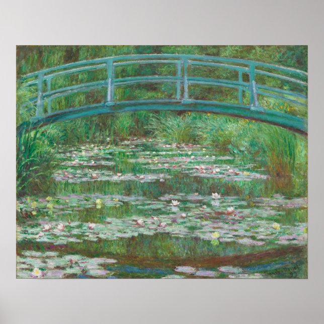 Claude Monet The Japanese Footbridge 1899 Poster (Vorne)