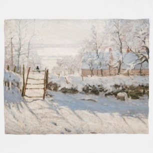 Claude Monet - The Magpie Fleecedecke