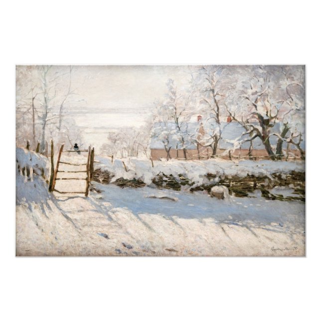 Claude Monet - The Magpie Fotodruck (Vorne)