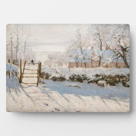 Claude Monet - The Magpie Fotoplatte