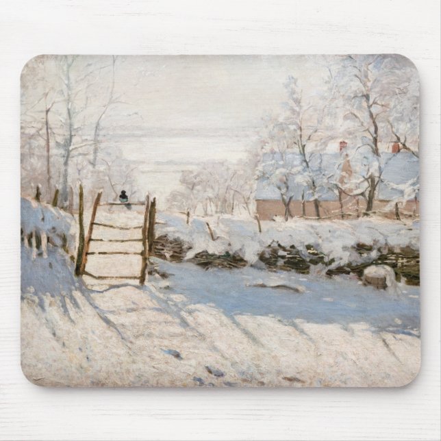 Claude Monet - The Magpie Mousepad (Vorne)