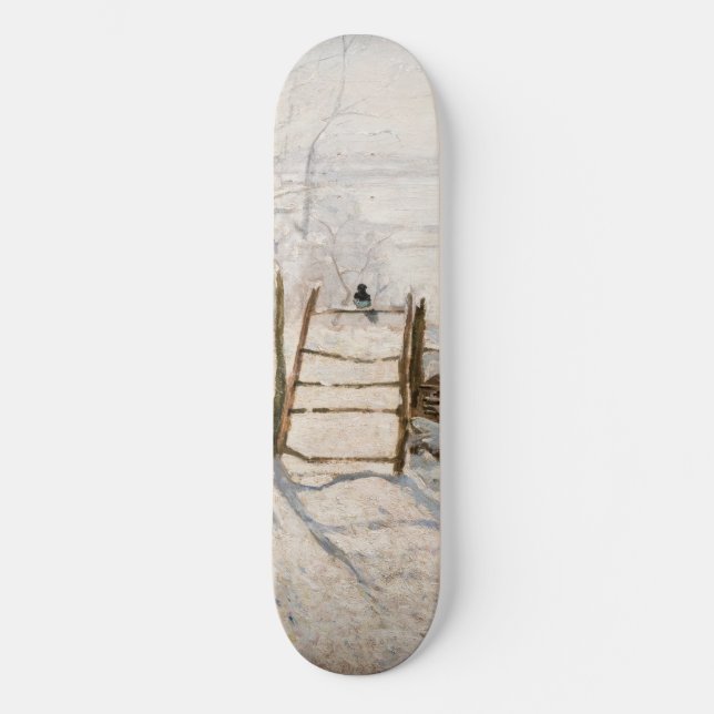 Claude Monet - The Magpie Skateboard (Vorderseite)
