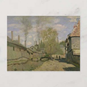Claude Monet The Stream of Robec at Rouen, 1872 Postkarte