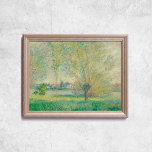 Claude Monet The Willows Die alte Kunst Frankreich Poster<br><div class="desc">Poster von Claude Monet,  The Willows,  1885. Altes berühmtes französisches Gemälde mit einem grünen Feld,  Bäumen und einer kleinen Stadt im impressionistischen Stil. CCO Lizenz,  Public Domain Art. Frame nicht inbegriffen.</div>
