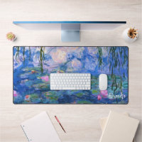 Claude Monet Tons de nappes bleues