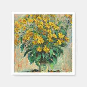 Claude Monet - Topinambur-Blumen Serviette