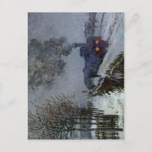 Claude Monet Train im Schnee 1875 Technique Oil Postkarte