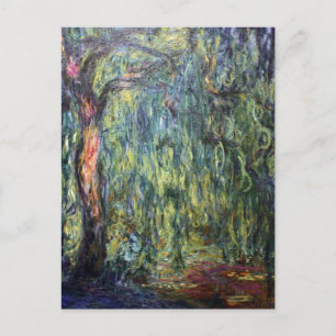 Claude Monet Trauerweide Postkarte