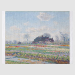 Claude Monet Tulip Fields at Sassenheim (1886) Seidenpapier
