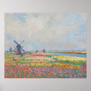 Claude Monet - Tulip Fields bei Den Haag Poster