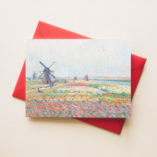 Claude Monet Tulip Fields Den Haag Impressionist Postkarte