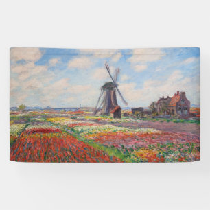 Claude Monet - Tulpenfeld in Holland Banner