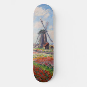 Claude Monet - Tulpenfeld in Holland Skateboard