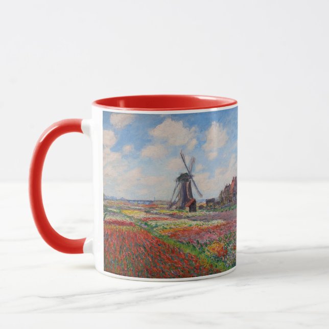 Claude Monet - Tulpenfeld in Holland Tasse (Links)