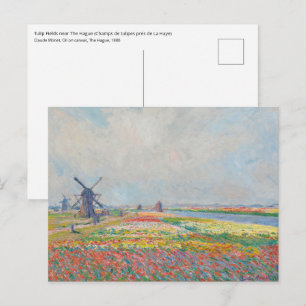 Claude Monet - Tulpenfelder bei Den Haag Postkarte