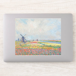 Claude Monet - Tulpenfelder in der Nähe von Den Ha Aufkleber