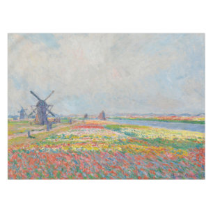 Claude Monet - Tulpenfelder in der Nähe von Den Ha Tischdecke