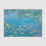 Claude Monet Turquoise Decoupage Water Lilly Seidenpapier<br><div class="desc">Claude Monet Turquoise Decoupage Water Lilly</div>