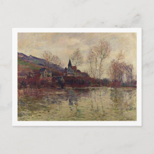Claude Monet Überschwemmungen in Giverny Postkarte