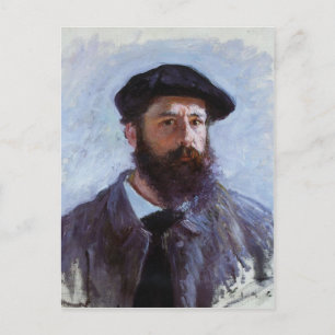 Claude Monet une carte postale autoportrait