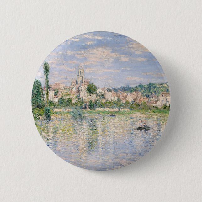 Claude Monet | V�theuil im Sommer Button (Vorderseite)