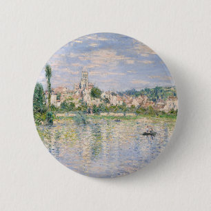 Claude Monet   V�theuil im Sommer Button