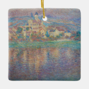 Claude Monet - Vetheuil, Sonnenuntergang Keramikornament