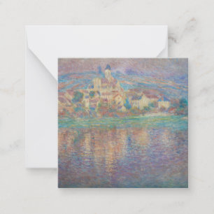 Claude Monet - Vetheuil, Sonnenuntergang Mitteilungskarte
