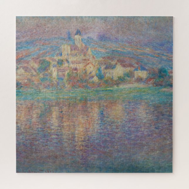 Claude Monet - Vetheuil, Sunset (Horizontal)