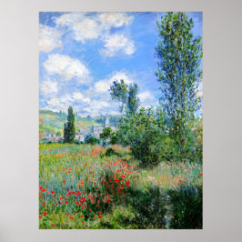 Claude Monet, View of Vé theuil, 1880 Poster