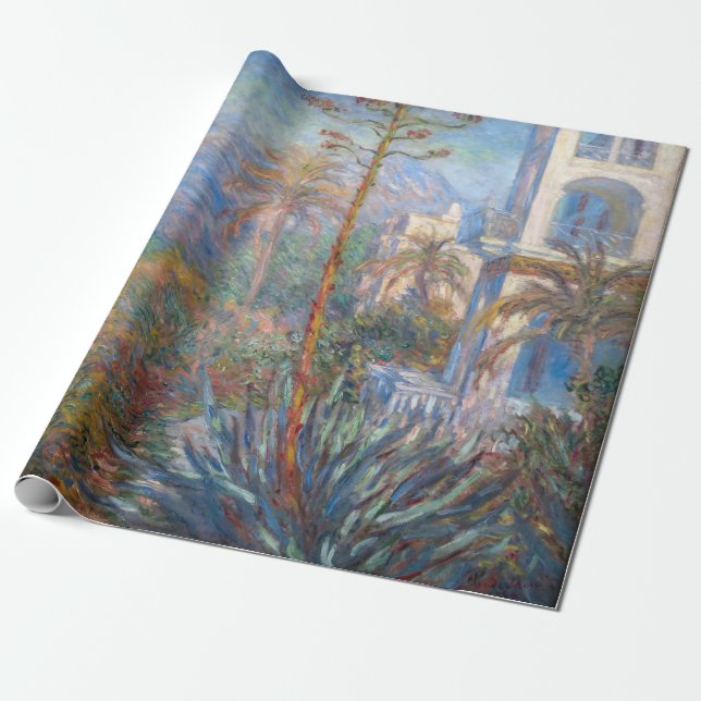 Claude Monet - Villas in Bordighera Geschenkpapier (Ungerollt)