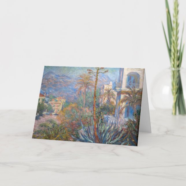 Claude Monet - Villas in Bordighera Karte (Vorderseite)