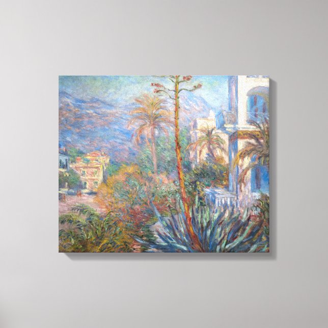 Claude Monet - Villas in Bordighera Leinwanddruck (Vorderseite)