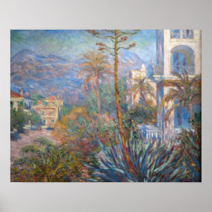 Claude Monet - Villas in Bordighera Poster