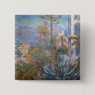 Claude Monet - Villen in Bordighera Button