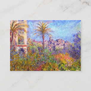 Claude Monet: Villen in Bordighera Visitenkarte
