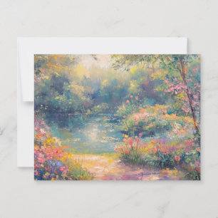 Claude Monet Vintag Postcard Postkarte
