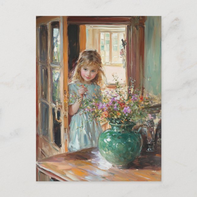 Claude Monet Vintag Postcard Postkarte (Vorderseite)