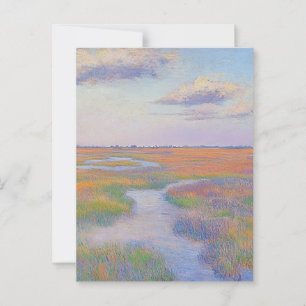 Claude Monet Vintag Postcard Postkarte