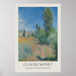 Claude Monet Vintag Wall Art 2x3 Verhältnis Poster