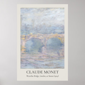 Claude Monet Vintag Wall Art 2x3 Verhältnis Poster