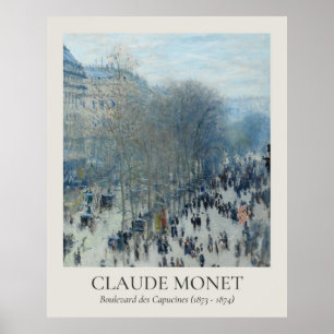 Claude Monet Vintag Wall Art 4x5 Verhältnis Poster